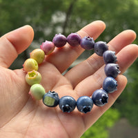 Blueberry Ripening Bracelet – Handmade Fruit Jewelry