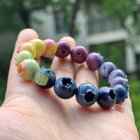 Blueberry Ripening Bracelet – Handmade Fruit Jewelry