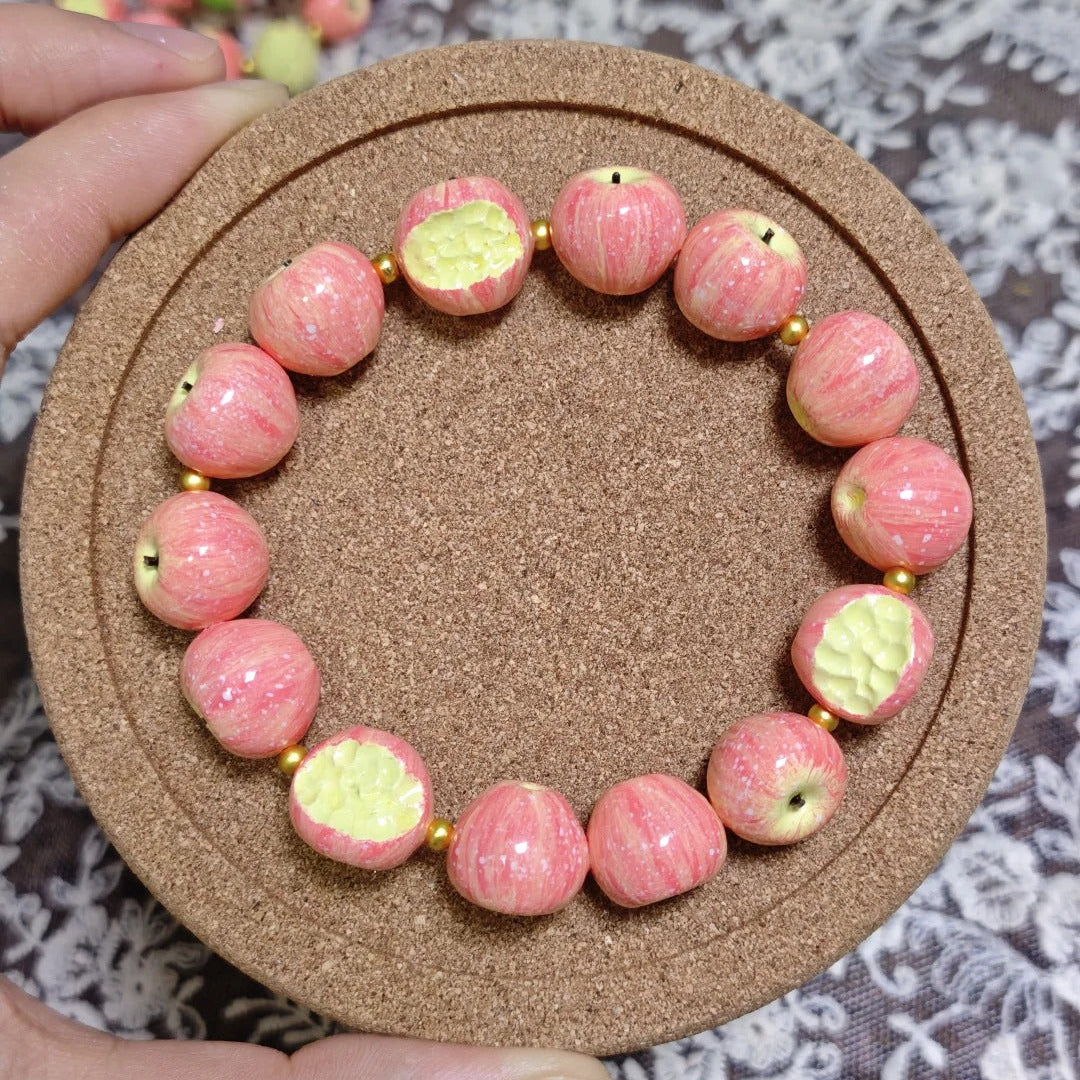 Pink Apple Orchard Bracelet 🍎